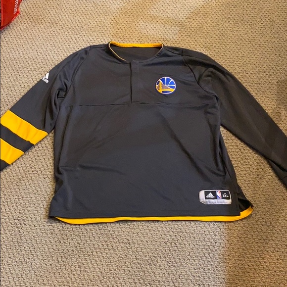 adidas Other - Adidas NBA Warriors 2xl long sleeve pullover.